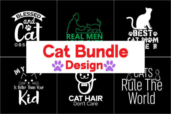Cat Bundle T-shirt Design Review