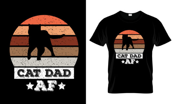 Cat Dad Af T-Shirt Embroidery Review