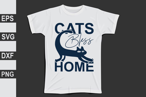 Cat Design for Home Blessings