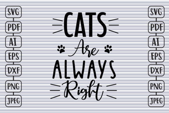 Cats Are Always Right Embroidery Design Review