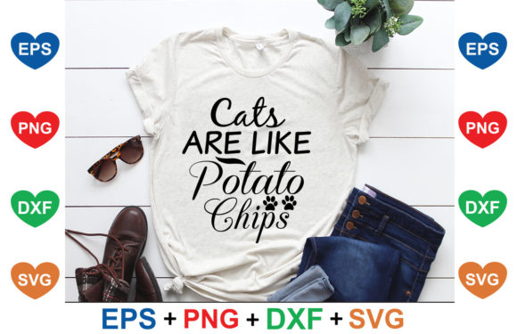 Cats Are Like Potato Chips Embroidery Design Review