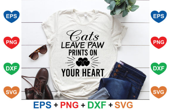 Cats Leave Paw Prints on Your Heart Embroidery Design Review