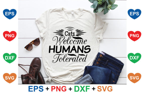 Cats Welcome Humans Tolerated Embroidery Design Review