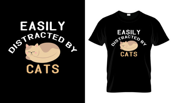 Easily Distracted by Cats T-Shirt Review