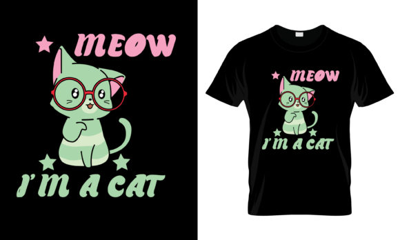 Meow I'm a Cat T-Shirt Embroidery Review