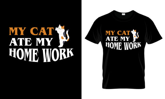 My Cat Ate My Homework T-Shirt Review