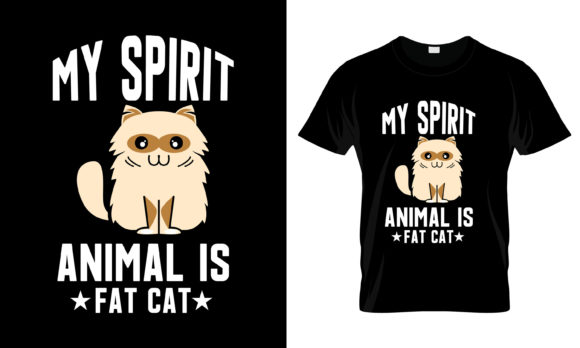 My Spirit Animal is Fat Cat T-Shirt Review