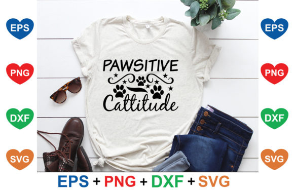 Pawsitive Cattitude Embroidery Design Review