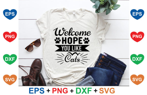 Welcome Hope You Like Cats Embroidery Design Review