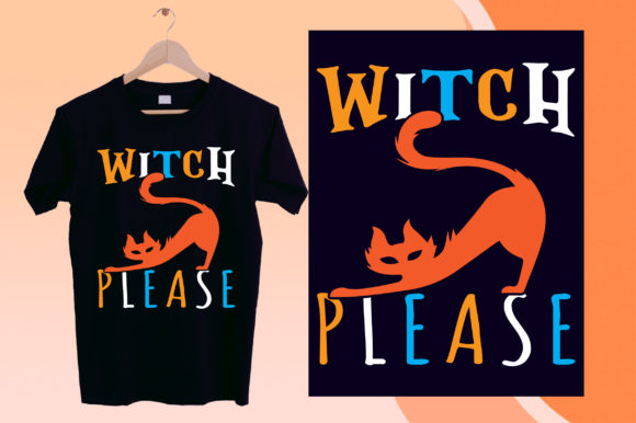 Witch Please Halloween Cat T-Shirt SVG Review